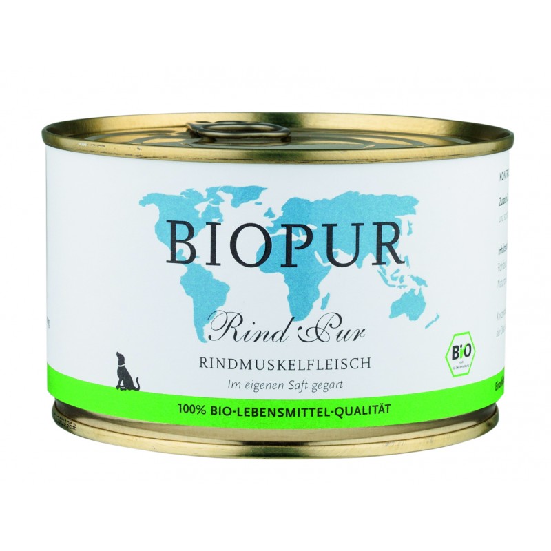 biopur umido biologico manzo riso carote cane