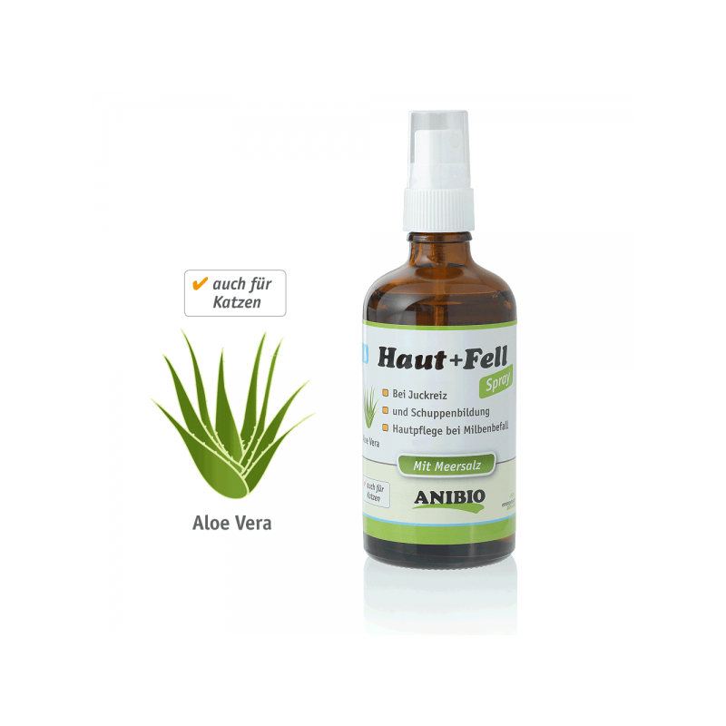 anibio cute e pelo spray per cane e gatto