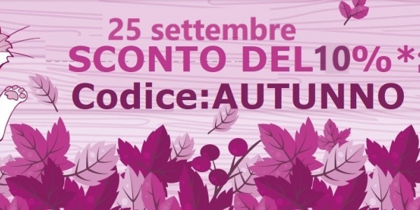 SCONTO AUTUNNO